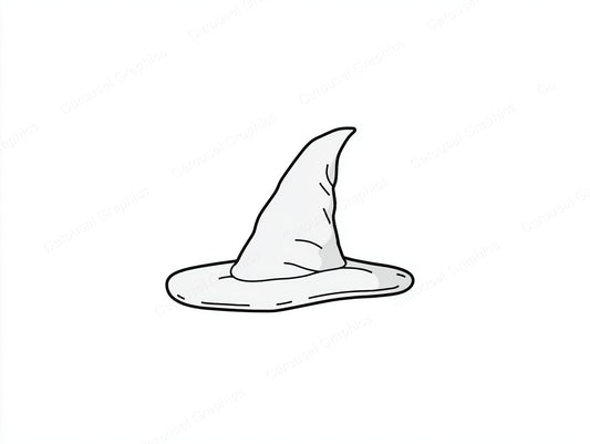 Witch Hat Vector Graphic preview