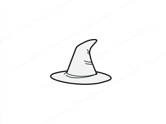 Witch Hat Vector Graphic preview