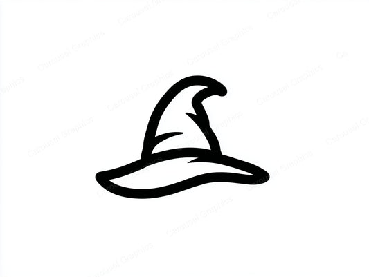 Witch Hat Vector Graphic preview