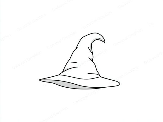 Witch Hat Vector Graphic preview
