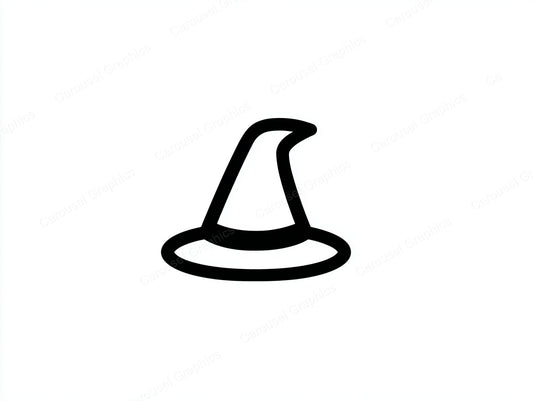 Witch Hat Vector Graphic preview