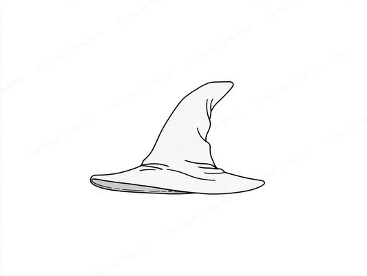 Witch Hat Vector Graphic preview