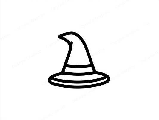 Witch Hat Vector Graphic preview