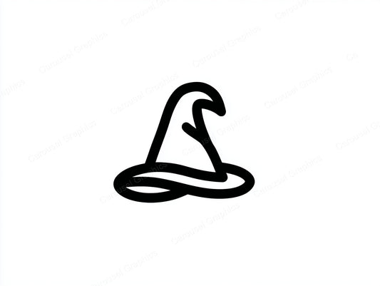 Witch Hat Vector Graphic preview