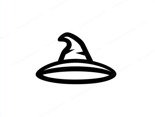 Witch Hat Vector Graphic preview