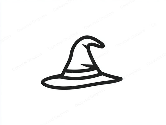 Witch Hat Vector Graphic preview