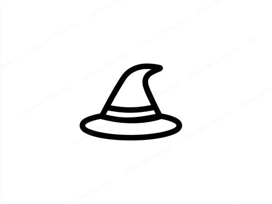 Witch Hat Vector Graphic preview