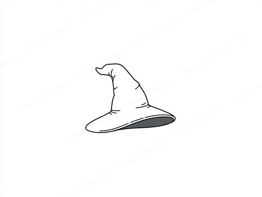 Witch Hat Vector Graphic preview