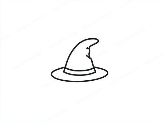 Witch Hat Vector Graphic preview