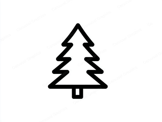 Christmas Tree Vector Graphic preview