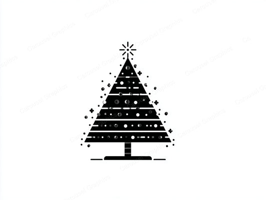 Christmas Tree Vector Graphic preview