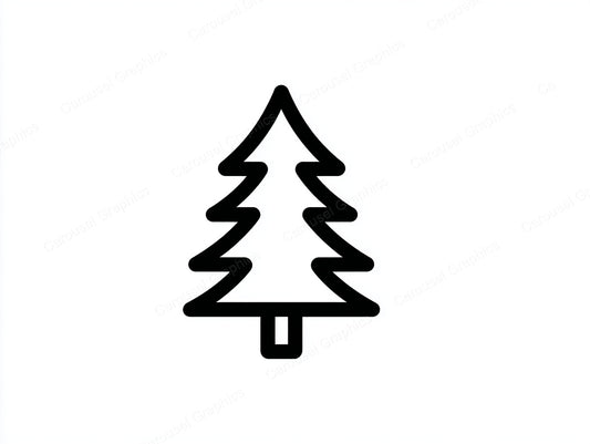Christmas Tree Vector Graphic preview
