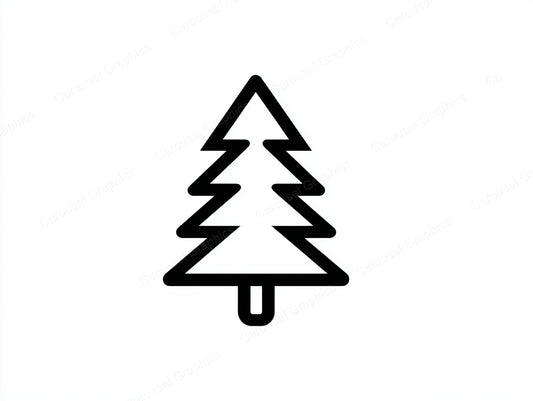 Christmas Tree Vector Graphic preview