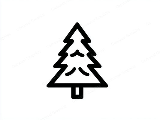 Christmas Tree Vector Graphic preview