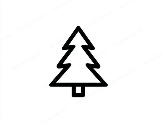 Christmas Tree Vector Graphic preview