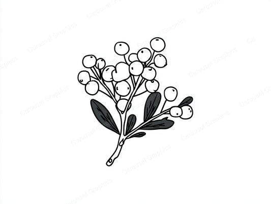 Mistletoe Vector Graphic preview