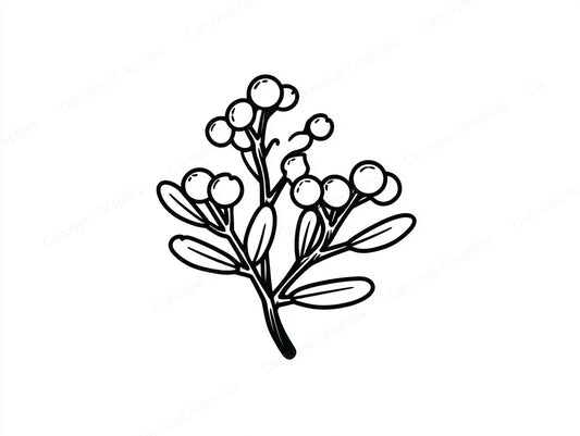 Mistletoe Vector Graphic preview