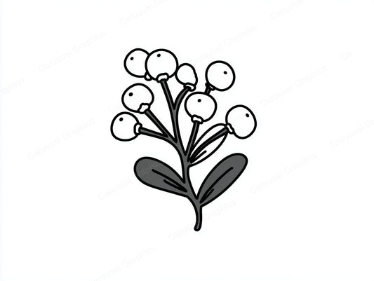 Mistletoe Vector Graphic preview