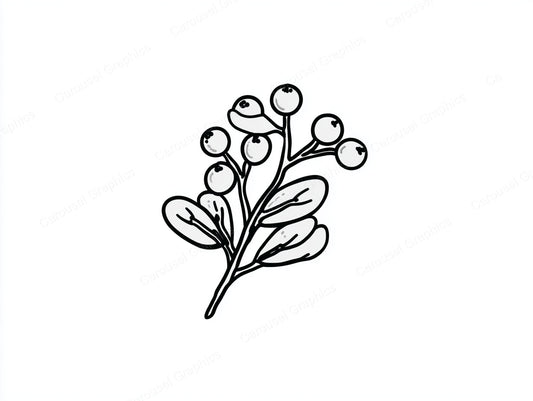 Mistletoe Vector Graphic preview