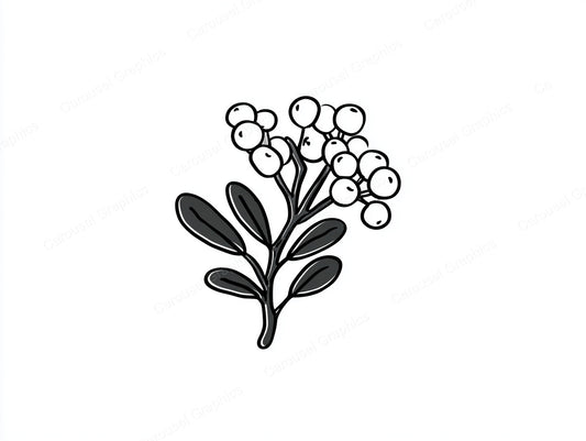 Mistletoe Vector Graphic preview
