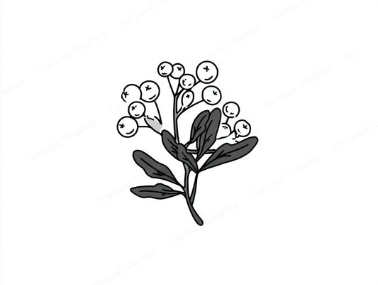 Mistletoe Vector Graphic preview