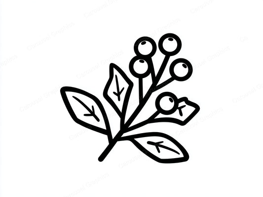 Mistletoe Vector Graphic preview