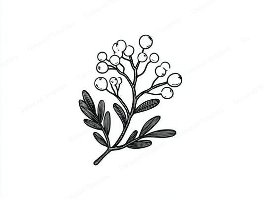 Mistletoe Vector Graphic preview