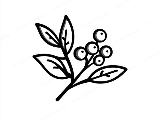 Mistletoe Vector Graphic preview