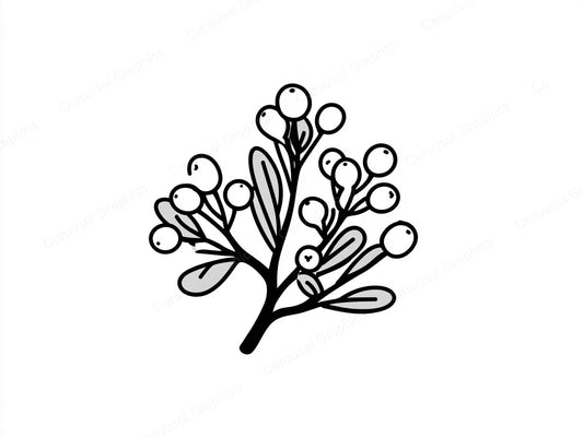 Mistletoe Vector Graphic preview