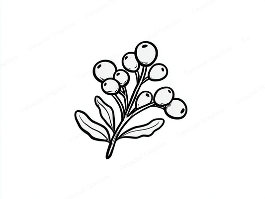 Mistletoe Vector Graphic preview