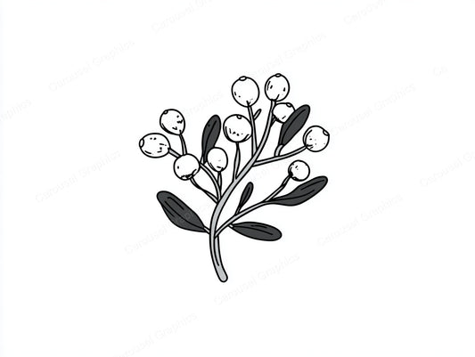 Mistletoe Vector Graphic preview