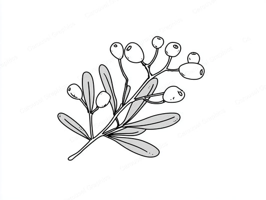 Mistletoe Vector Graphic preview