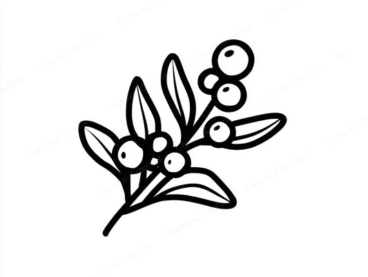 Mistletoe Vector Graphic preview