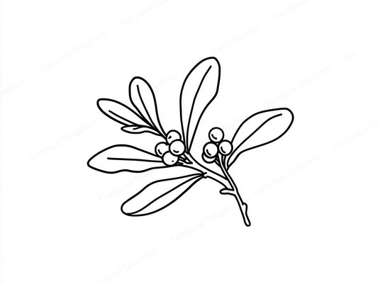 Mistletoe Vector Graphic preview