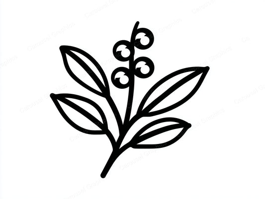 Mistletoe Vector Graphic preview