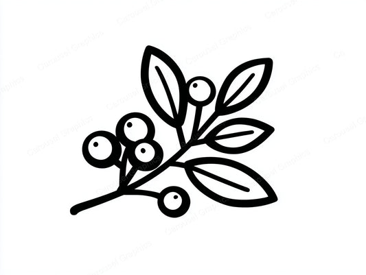 Mistletoe Vector Graphic preview