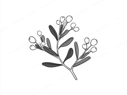 Mistletoe Vector Graphic preview