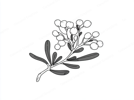 Mistletoe Vector Graphic preview