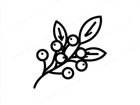 Mistletoe Vector Graphic preview