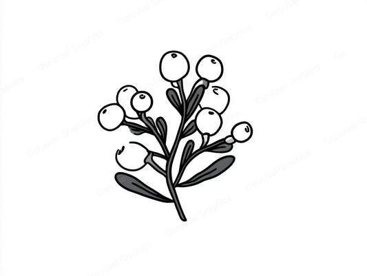 Mistletoe Vector Graphic preview