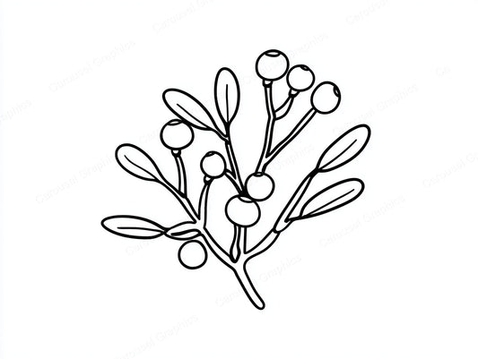 Mistletoe Vector Graphic preview