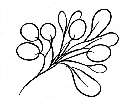 Mistletoe Vector Graphic preview