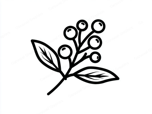 Mistletoe Vector Graphic preview