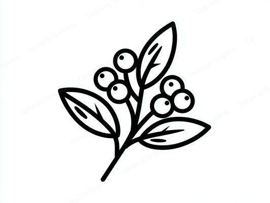 Mistletoe Vector Graphic preview