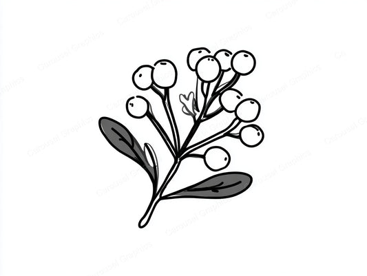 Mistletoe Vector Graphic preview