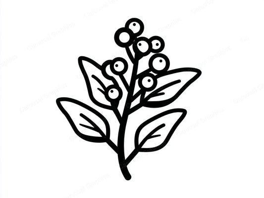 Mistletoe Vector Graphic preview