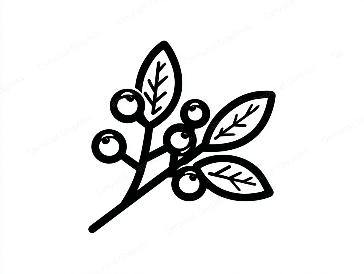 Mistletoe Vector Graphic preview