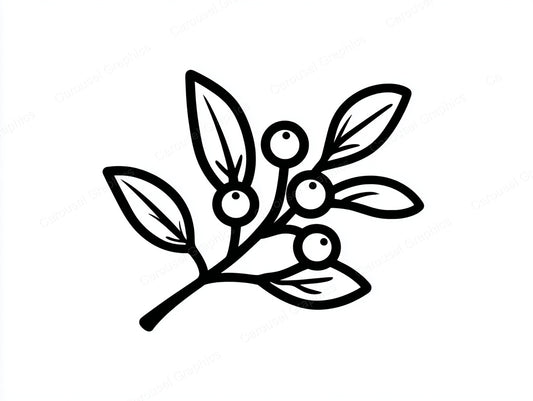 Mistletoe Vector Graphic preview