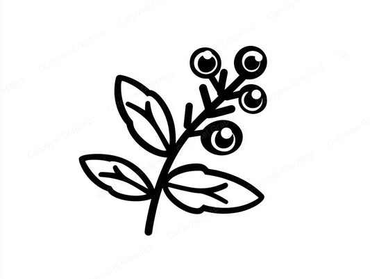 Mistletoe Vector Graphic preview