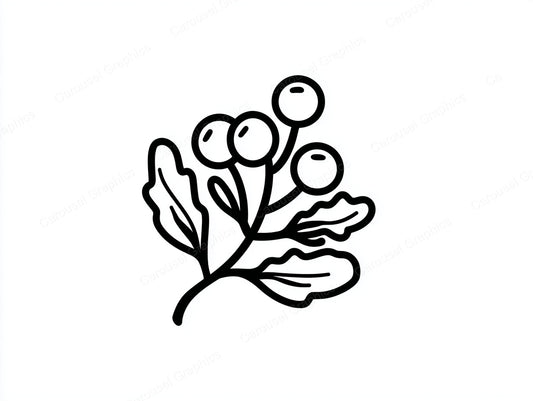Mistletoe Vector Graphic preview